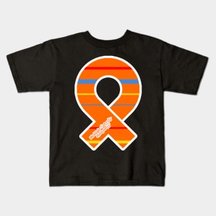 Multiple Sclerosis Awareness Ribbon Kids T-Shirt